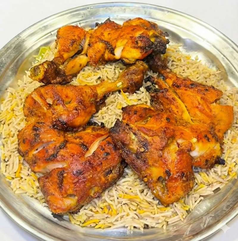 BBQ Rice Platter 850